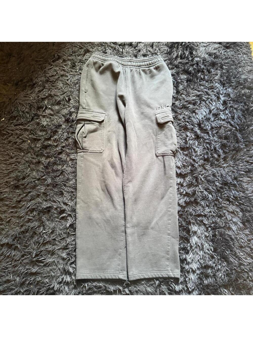 AND1 black cargo sweatpants